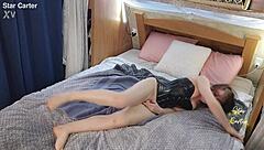 Solo session leads to double orgasm and wet surprise