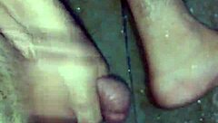 in homemade video, i stroke my cock to orgasm