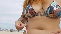 Wearing Panties On Beach To Attract Married Men For Fucking