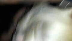 White Slut Sucks Black Cock