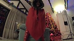 horny cheating wife milf slut gets santa gift