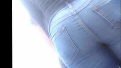 Teen Latina Shows Big Candid Ass In Tight Jeans