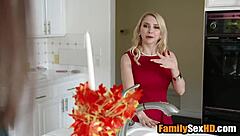 Stepfamily foursome enjoys Thanksgiving feast and much more