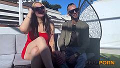 Couple Enjoys Double Cock Fantasy With Big Tits Riding