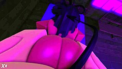 Fucking petite succubus with ripped clothes on island.