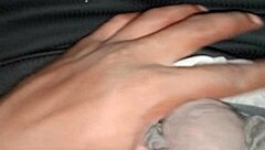 stroking my small eighteen plus cock while playing the skyrim video game on computer