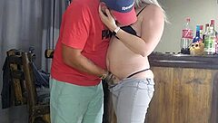 While my BEST FRIEND is at WORK, I fuck his WIFE in doggystyle creampie.