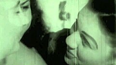 Vintage lesbian threesome from erotic confessions
