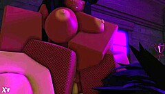 Fucking petite succubus with ripped clothes on island.