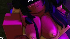 Fucking petite succubus with ripped clothes on island.