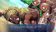 Interracial couple’s naughty transmission with English subtitles