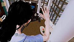 What's happening in this harem hotel 76 adventure?