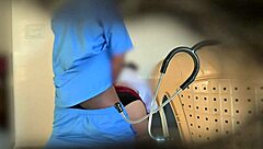 Doctor cheats with nurse in passionate hospital fucking