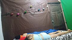 Ghost fucks couple in bed haunted by otherworldly beings