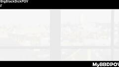 The skinny milf sierra's butthole gets stretched roughly by big black cock in doggystyle