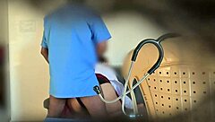 Doctor cheats with nurse in passionate hospital fucking