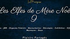 French elf talks dirty solo in mother's noel episode 9