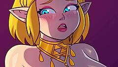 Zelda says, 'Fuck me, Urbosa futanari!'