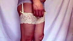 disguise sailor uniform with sexy lingerie and shiny anal plug