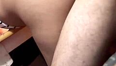 Petite beauty seduces her bodybuilder ex in her bungalow