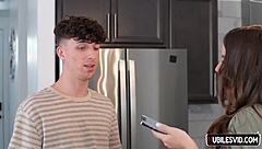 A shy blonde princess enjoys hardcore sex and deepthroat blowjob