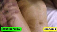 Serina's Submissive Pussy Stuffed by Stepfather Dan's Massive Cock