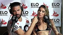 colombian alessa kitty in casting interview for spicy room