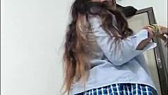 Im so horny 'cause no classes today, me boyfriend comin' to fuck me tonight in uniform