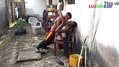 Landlord's Daughter Insists on Outdoor Fucking with Monster Cock