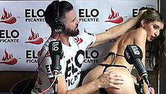 colombian alessa kitty in casting interview for spicy room