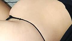 First time pregnant amateur gets an anal orgasm