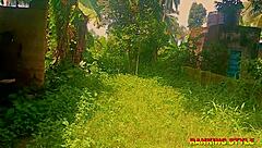 BBW rides fat cock outside with deepthroat