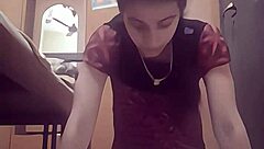 desi creampie queen focuses on her boob exercises