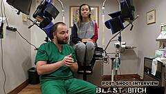 Kalani Luana sucks dick twice before doctor fucks her in POV