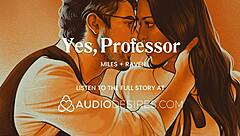 Naughty student dominates professor in kinky classroom scene