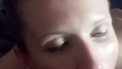 lena starr gets cum in her eye