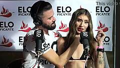 colombian alessa kitty in casting interview for spicy room