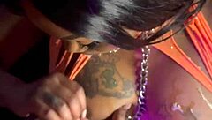 Big black cock creampie in ebony girl’s vagina
