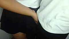 Curvy Latina teens get fucked hard in uniform