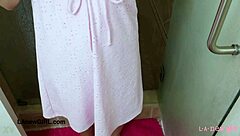 asian teen model gets sensual massage in photoshoot