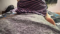 Colombian MILF Rips Clothes for Monster Cock Voyeur Fucking