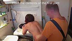 Sleeping husband gets woken up for hot wife action