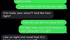 Sissy bitch humiliation: a BDSM MILF's pleasure in degrading her sub