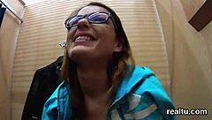 Czech teen gets seduced and fucked in public shop