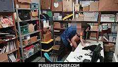 Caught in the act: Teen shoplifter pays her debt in kind