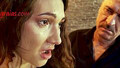 preparing kinky redhead for extreme bdsm whipping session