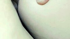 This is a POV video of a skinny amateur wife in action