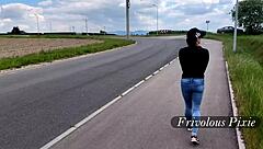 Urination in public failed because of passing cars