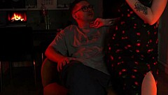 Romantic dinner turns into hot sex with my girl