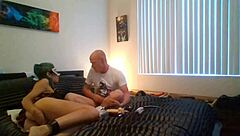 Sexy couple uses toys for assplay before intense fucking session